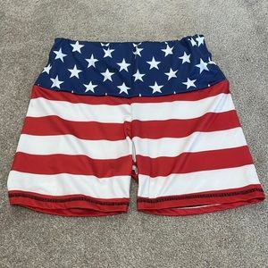 3/$15 Flag Bike Shorts